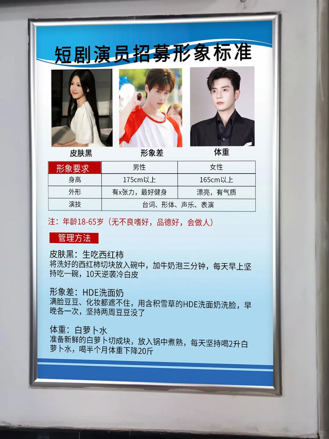 从路人到女主脸！短剧演员的变美思路，我悟