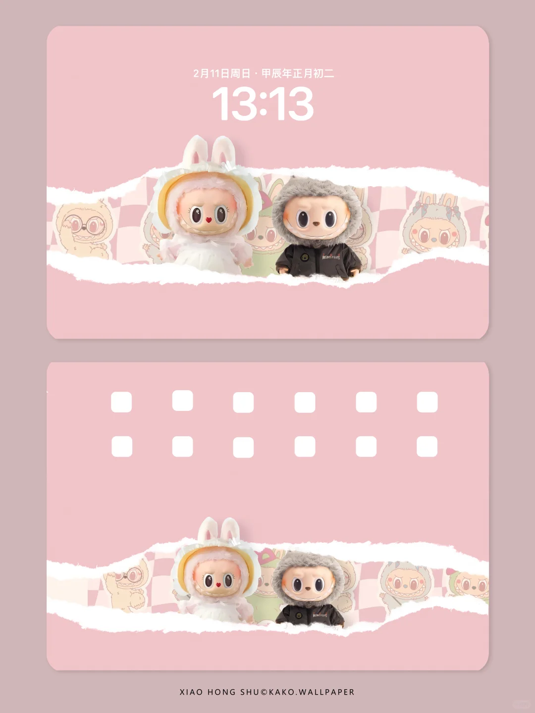 ipad壁纸｜可爱labubu｜103