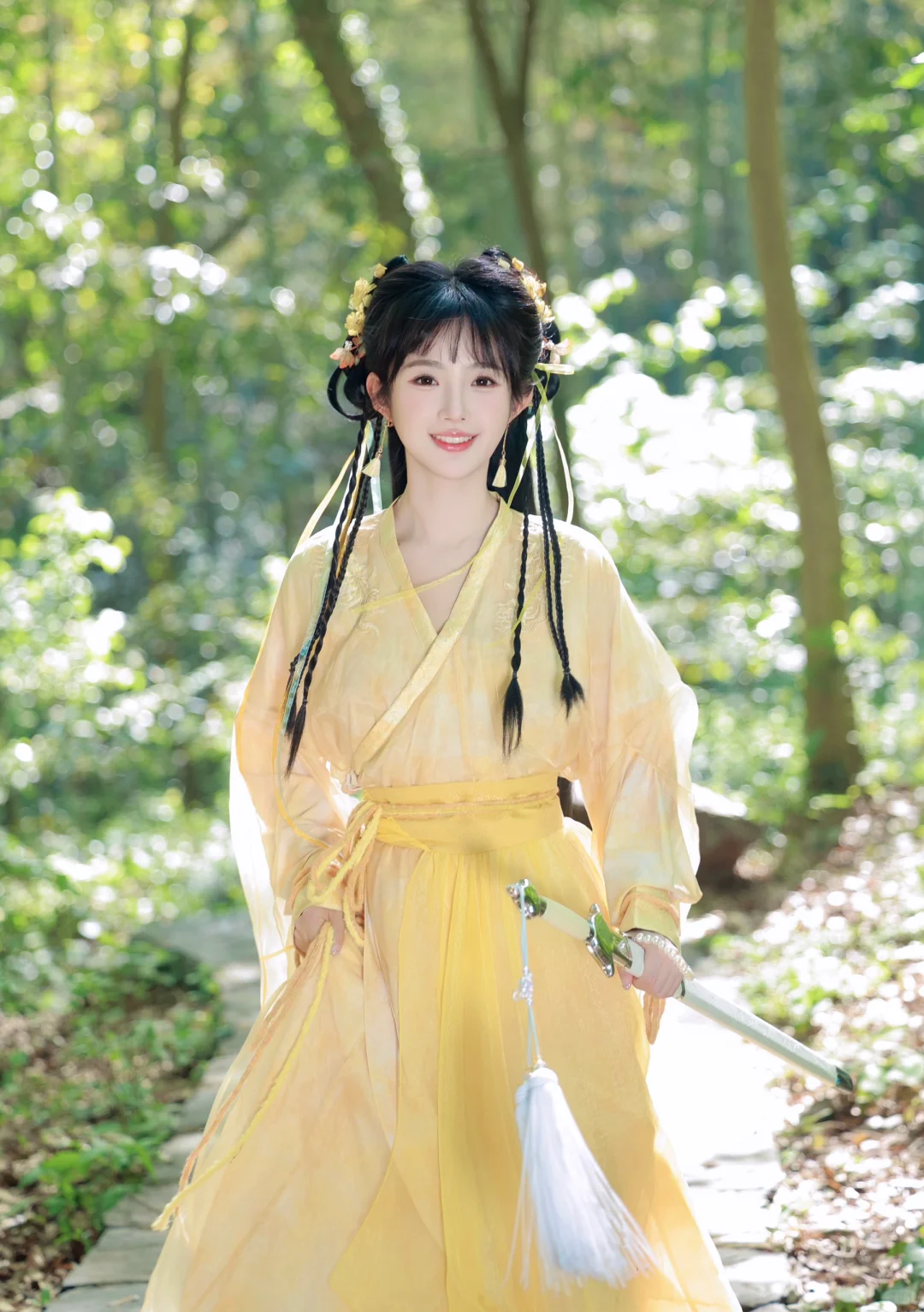 一个可爱小师妹造型！