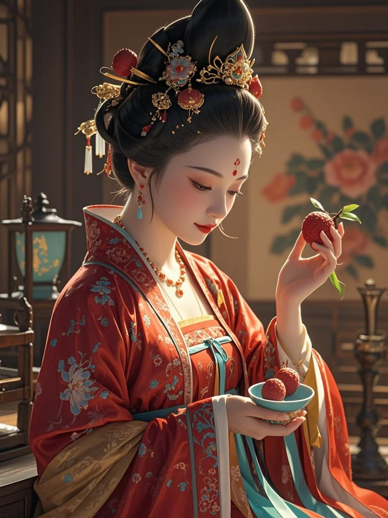 古风｜一骑红尘妃子笑，无人知是荔枝来