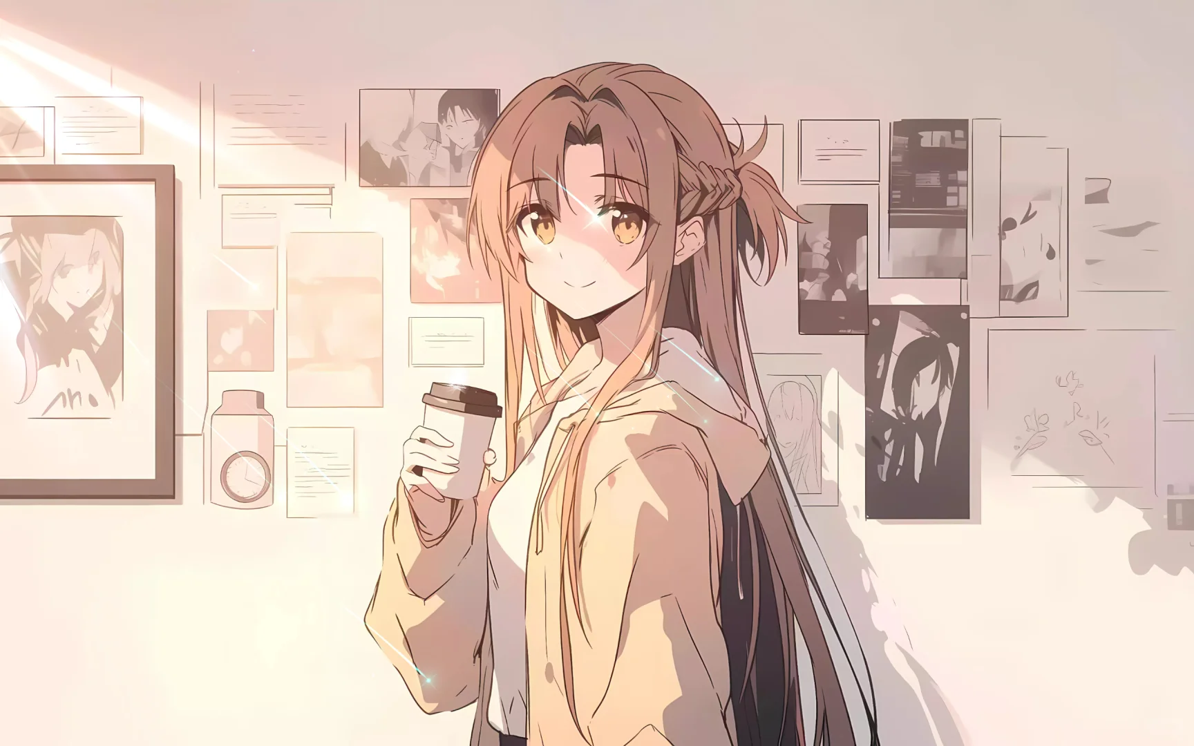 报纸墙#二次元壁纸