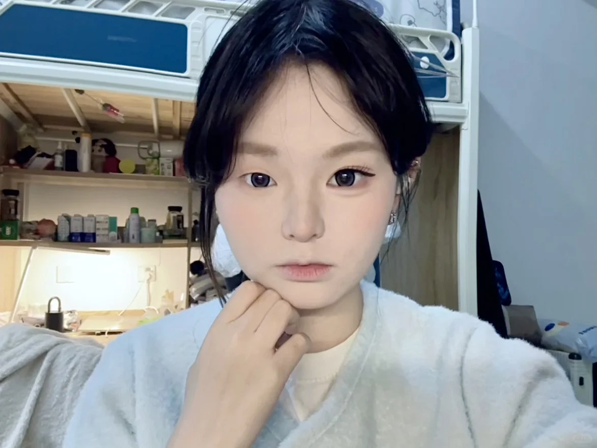 方圆脸单眼皮｜美的很轻松的圆眼韩系甜美妆