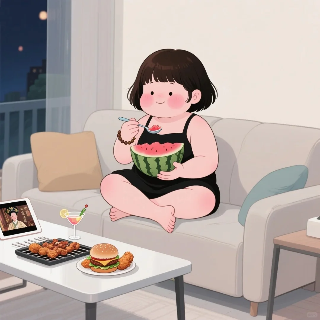 别人有钱存卡里，我有钱先存卡路里