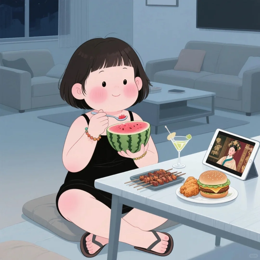 别人有钱存卡里，我有钱先存卡路里