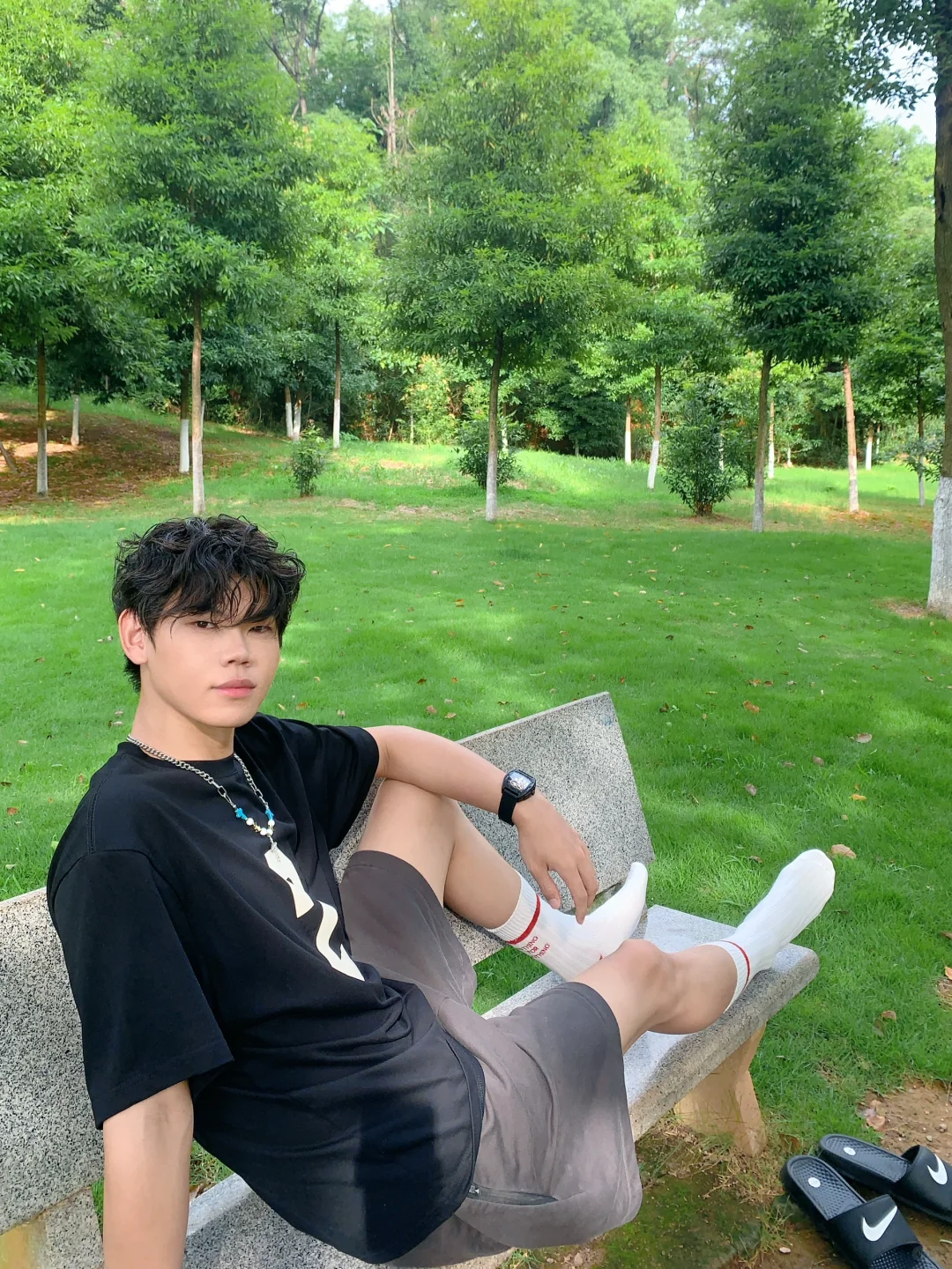 男生穿小腿袜好看吗