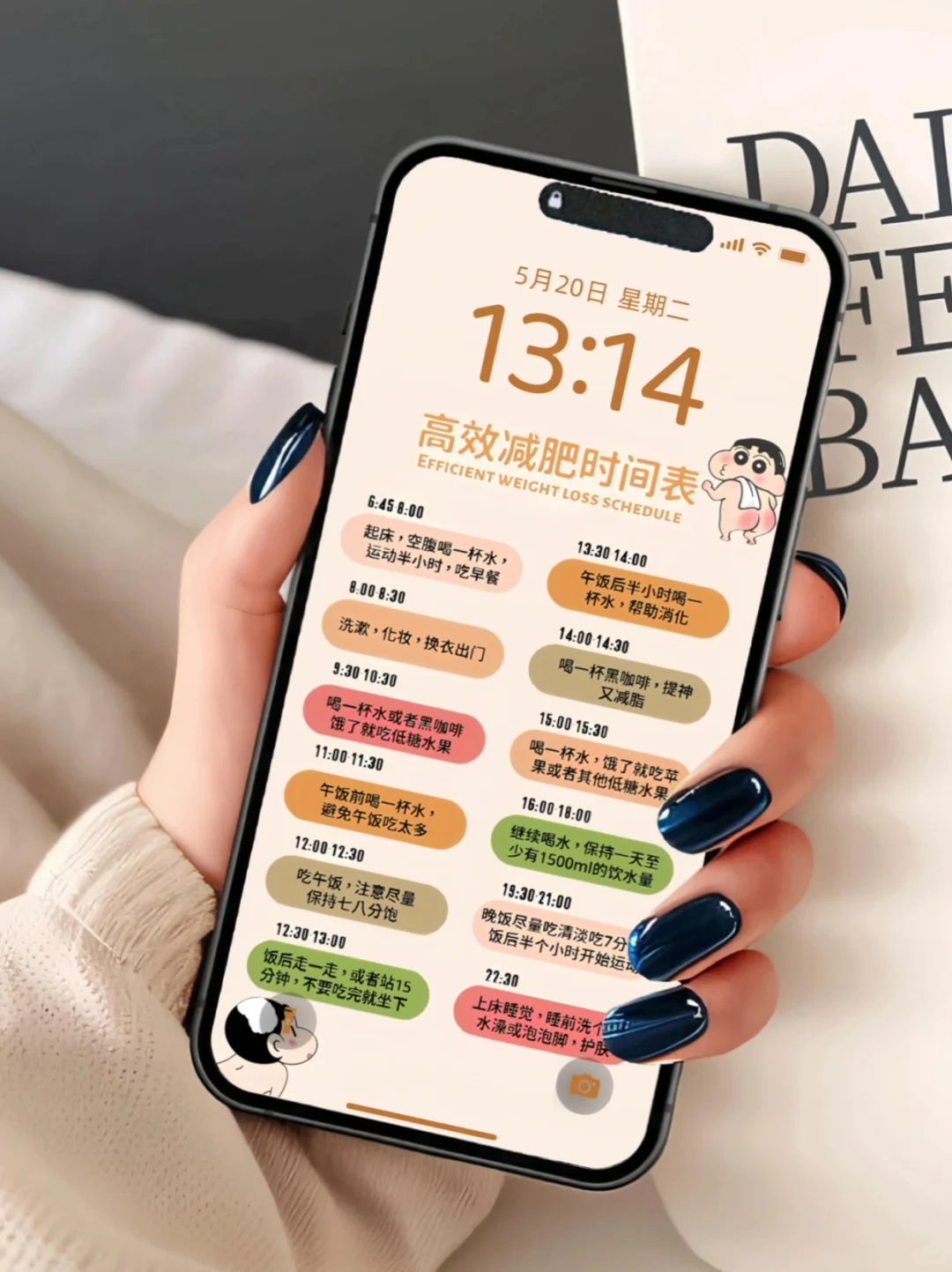 减肥时间表｜蜡笔小新