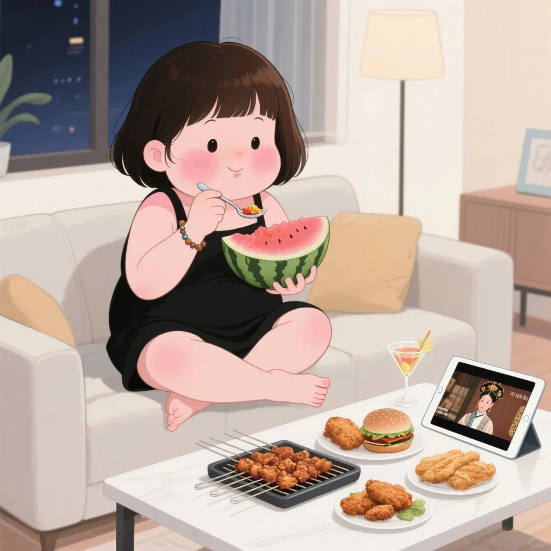 别人有钱存卡里，我有钱先存卡路里