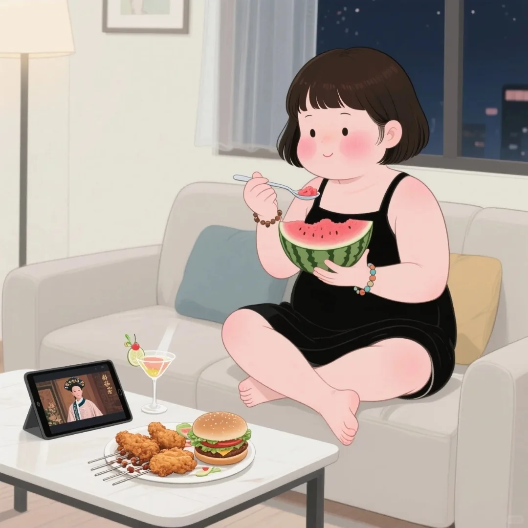 别人有钱存卡里，我有钱先存卡路里