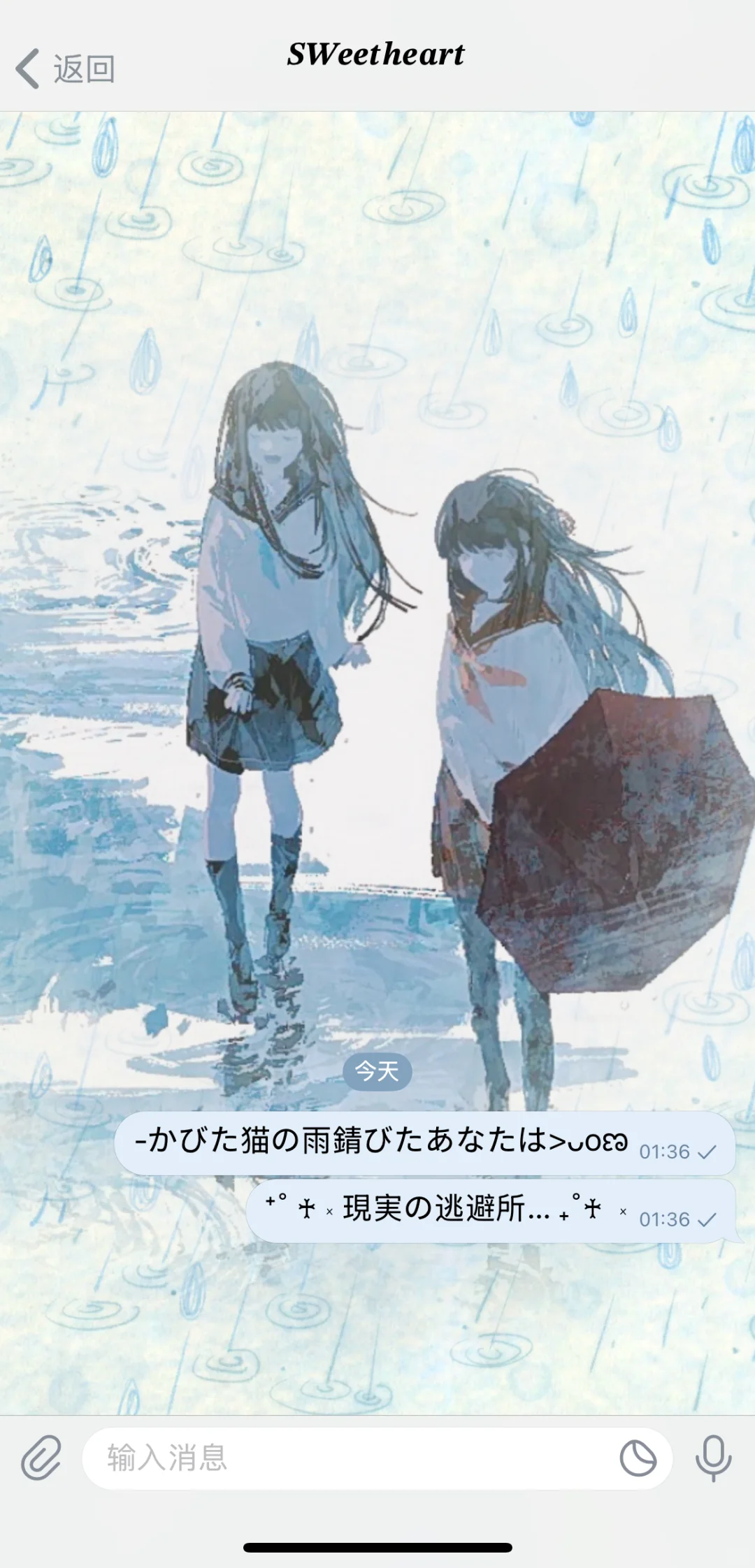 壁纸分享| -かびた猫の雨錆びたあなたは>ᴗoಣ