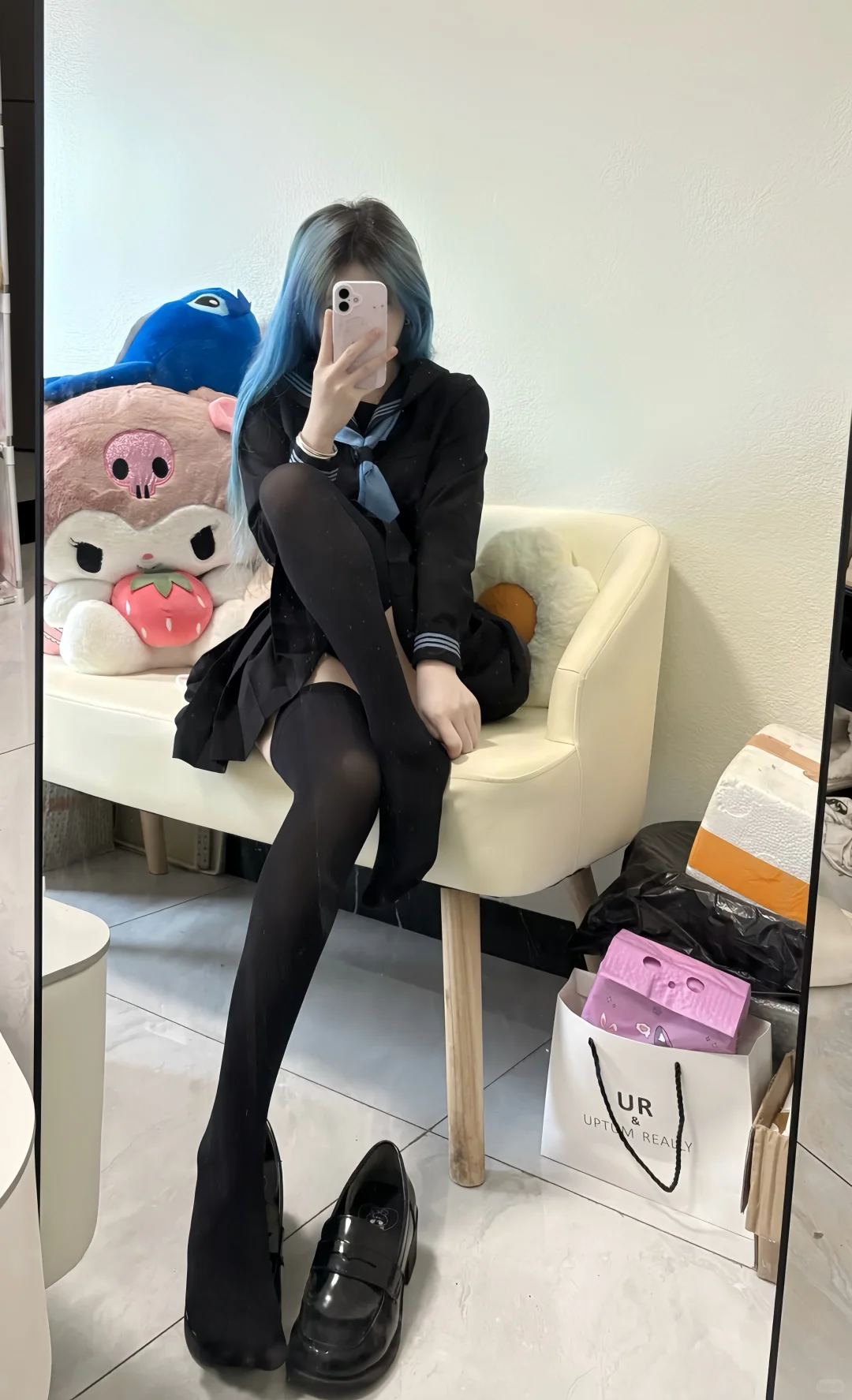 今天的反差色是蓝色的！！！
