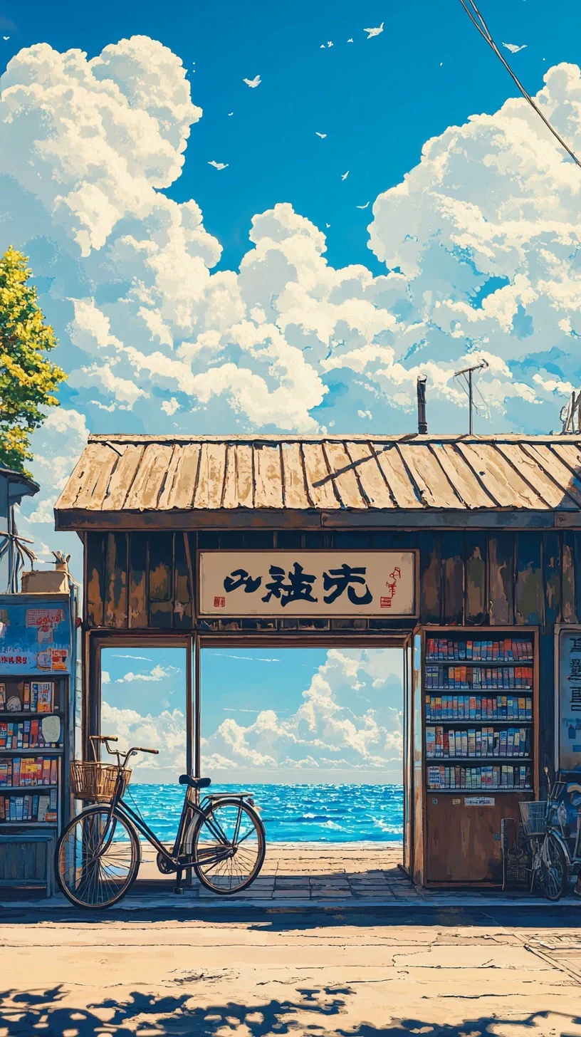 宫崎骏风夏日治愈壁纸 🌊✨
