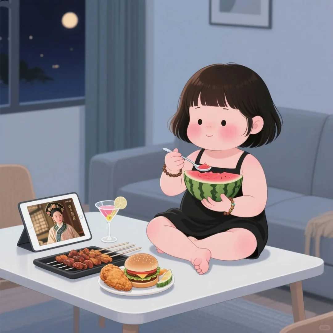 别人有钱存卡里，我有钱先存卡路里