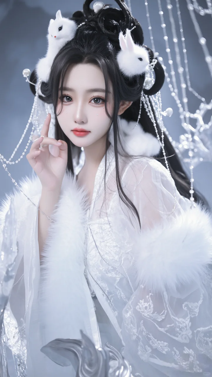 《雪狐踏月：仙袂逸影》系列写真