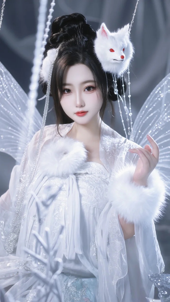 《雪狐踏月：仙袂逸影》系列写真