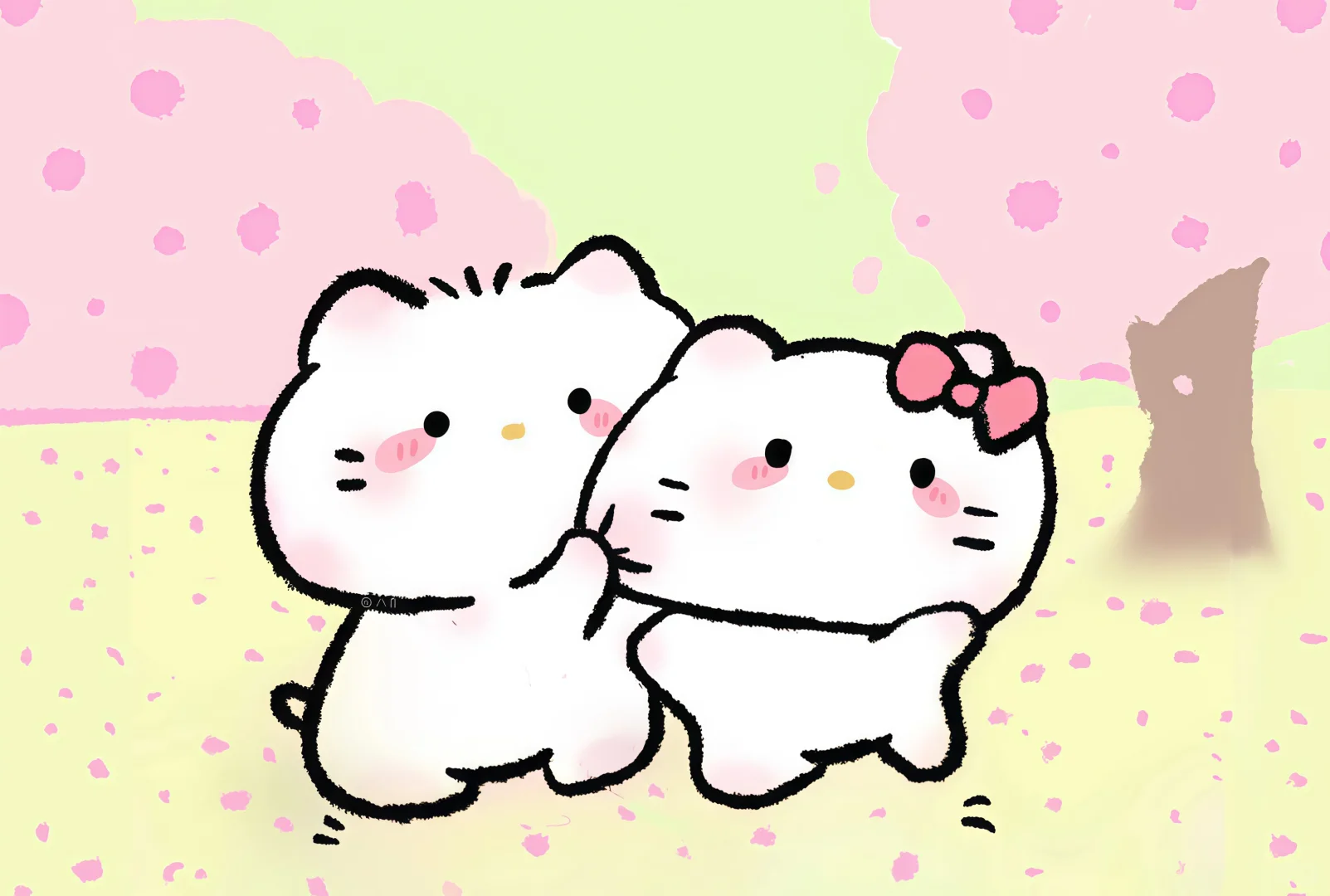 𝐢𝐩𝐚𝐝壁纸｜春天里的chiikawa🌸