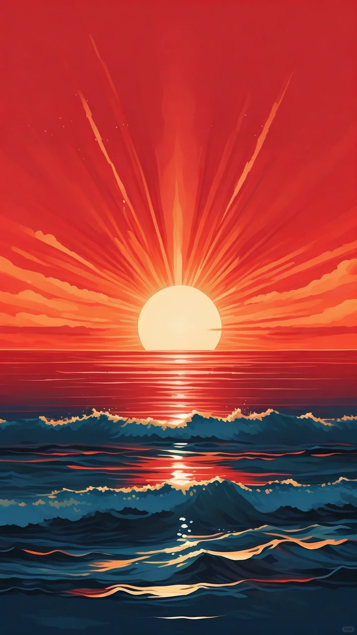 能量画｜日出东方