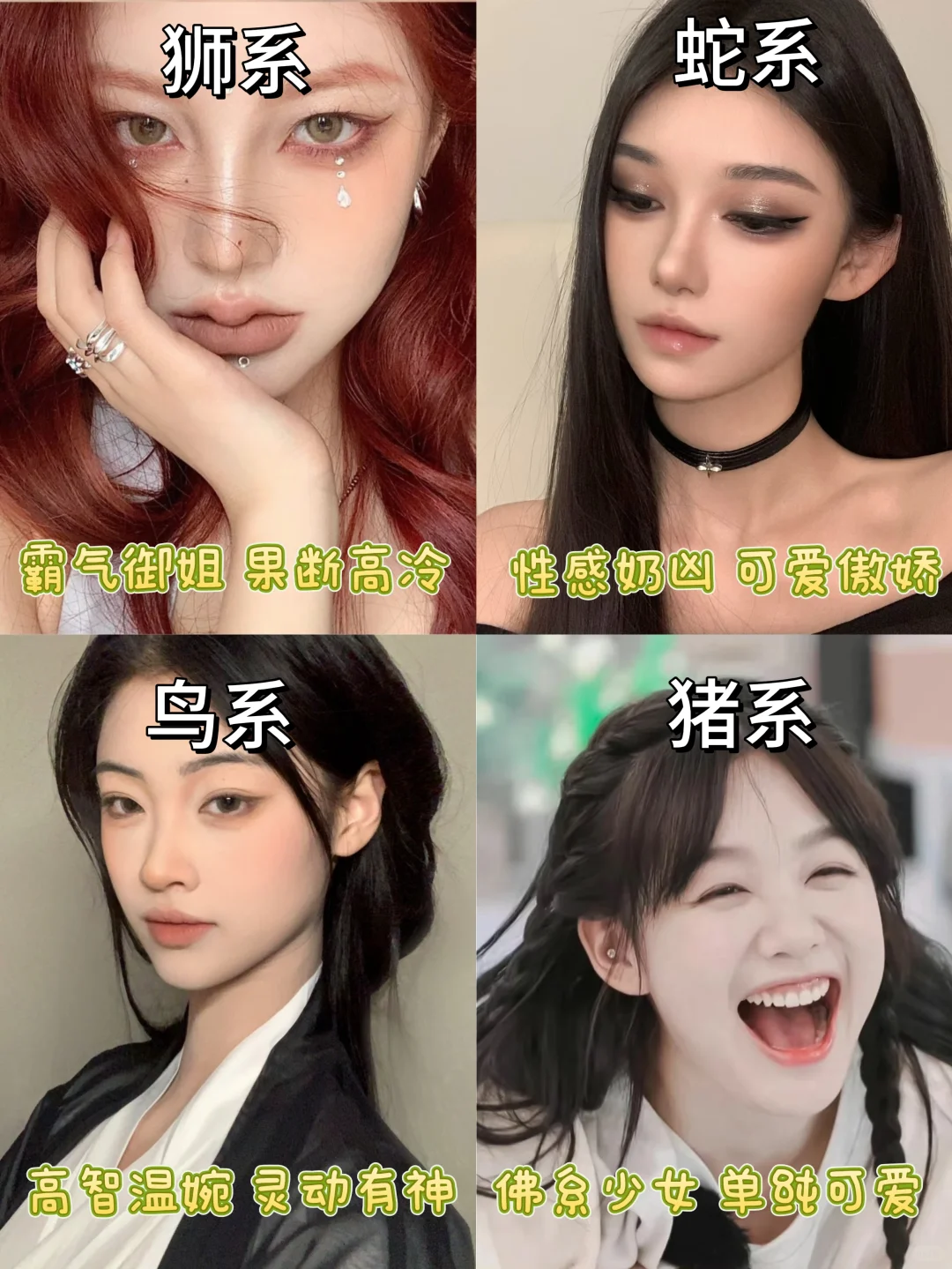 10s速测！看看你是哪种动物系女孩👀