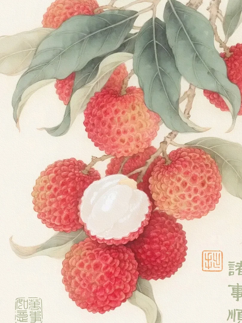 七月当然要顺顺“荔荔”，没有烦恼啦～