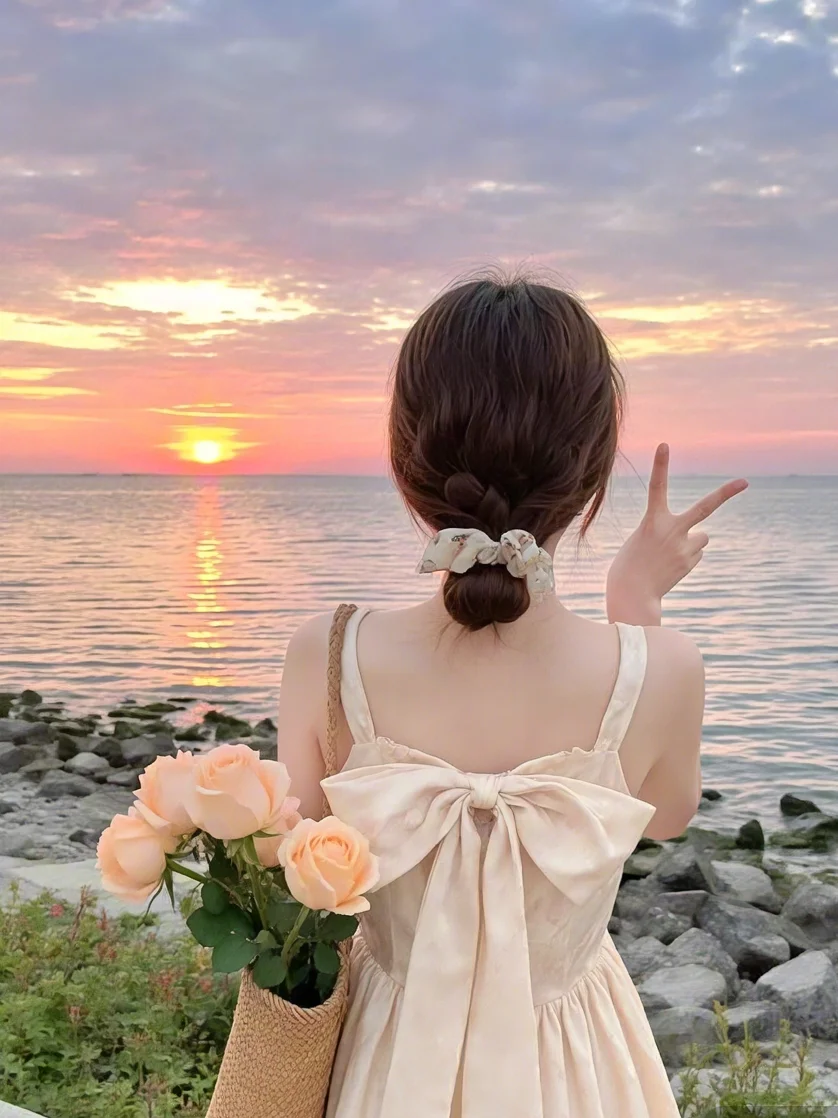 氛围感女生头像🫧夏日治愈系背影女头