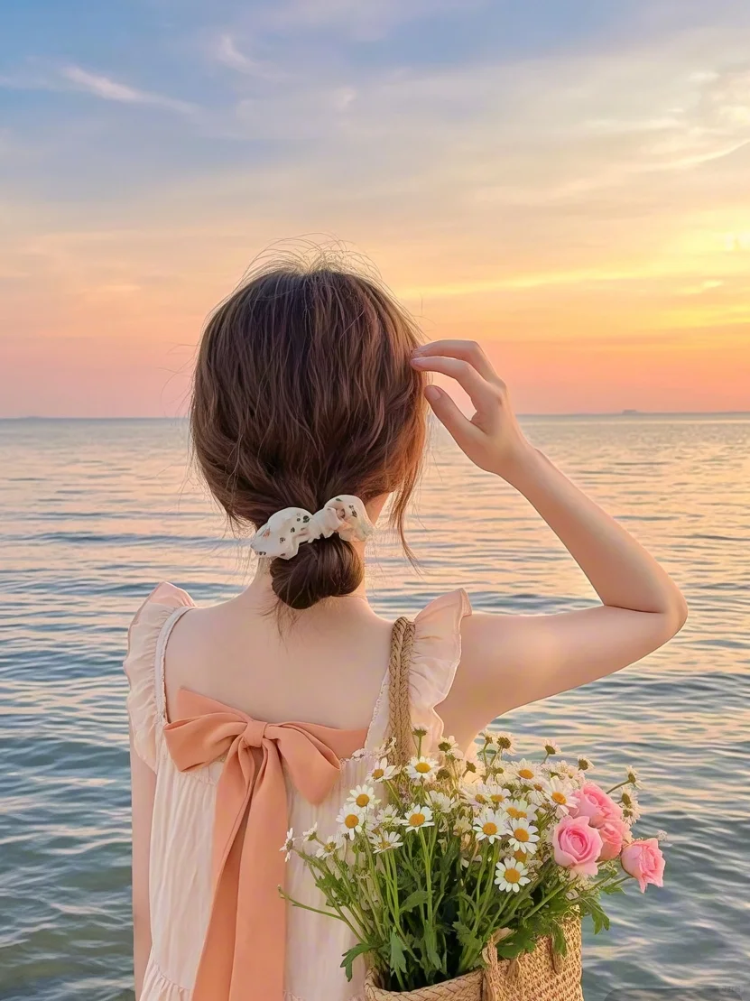 氛围感女生头像🫧夏日治愈系背影女头