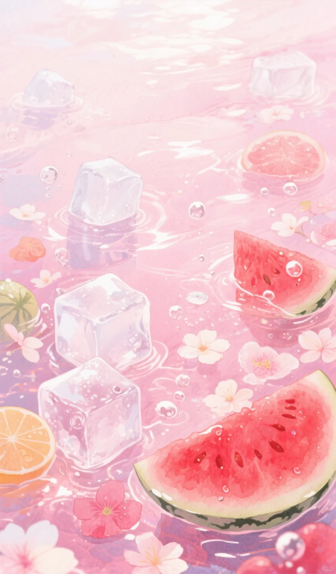 夏日清凉🧊🍉系列#治愈系#氛围感壁纸