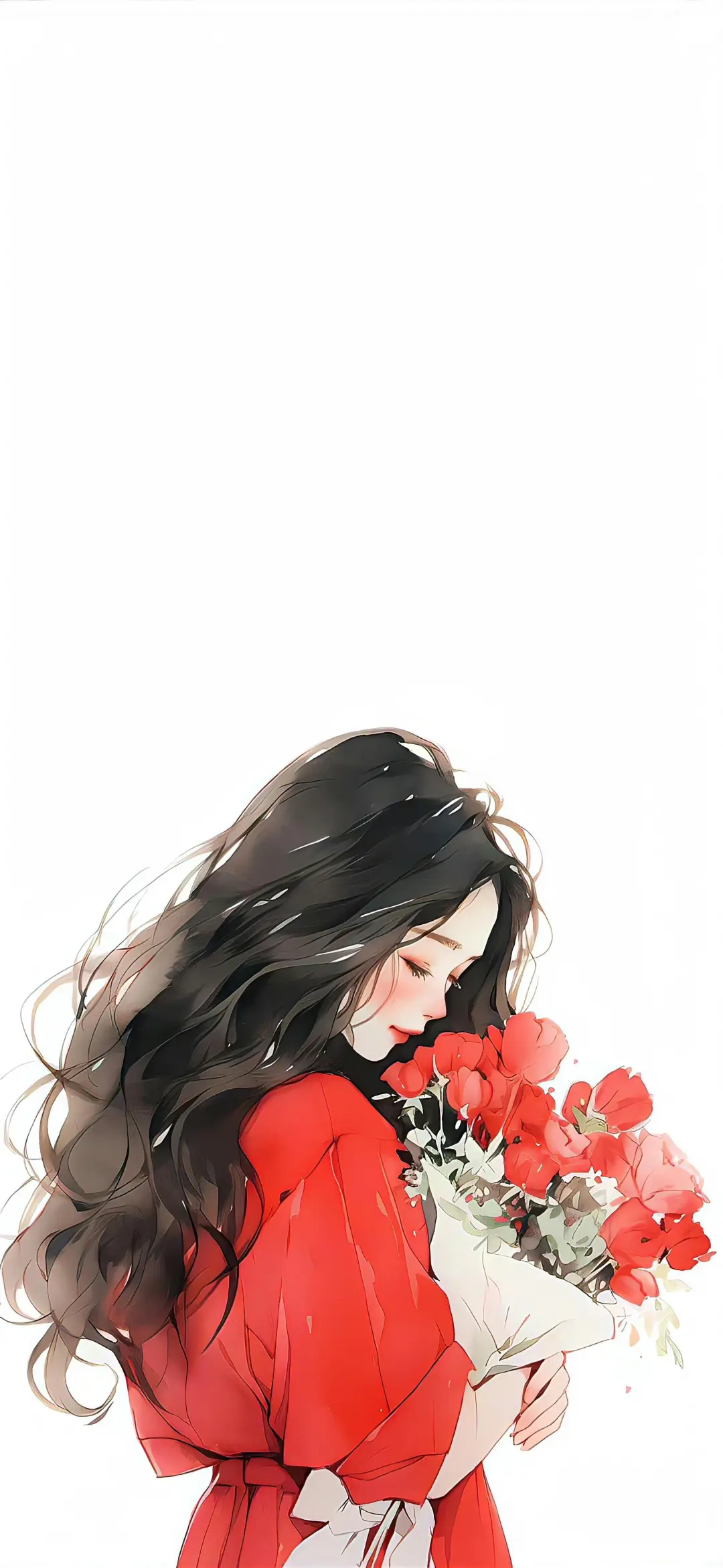 治愈系手绘人物插画壁纸