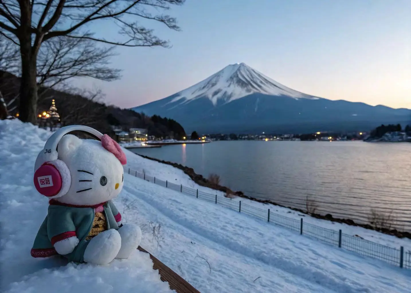 HelloKitty背景|Kitty去富士山啦🗻