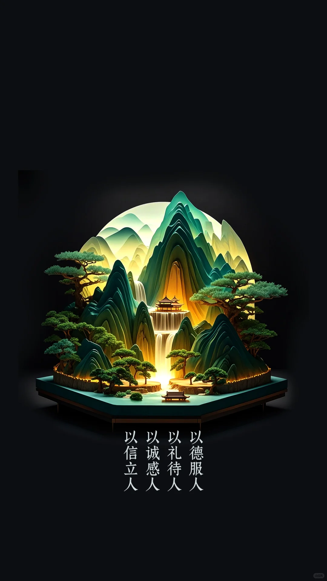 超美立体千里江山图壁纸合集