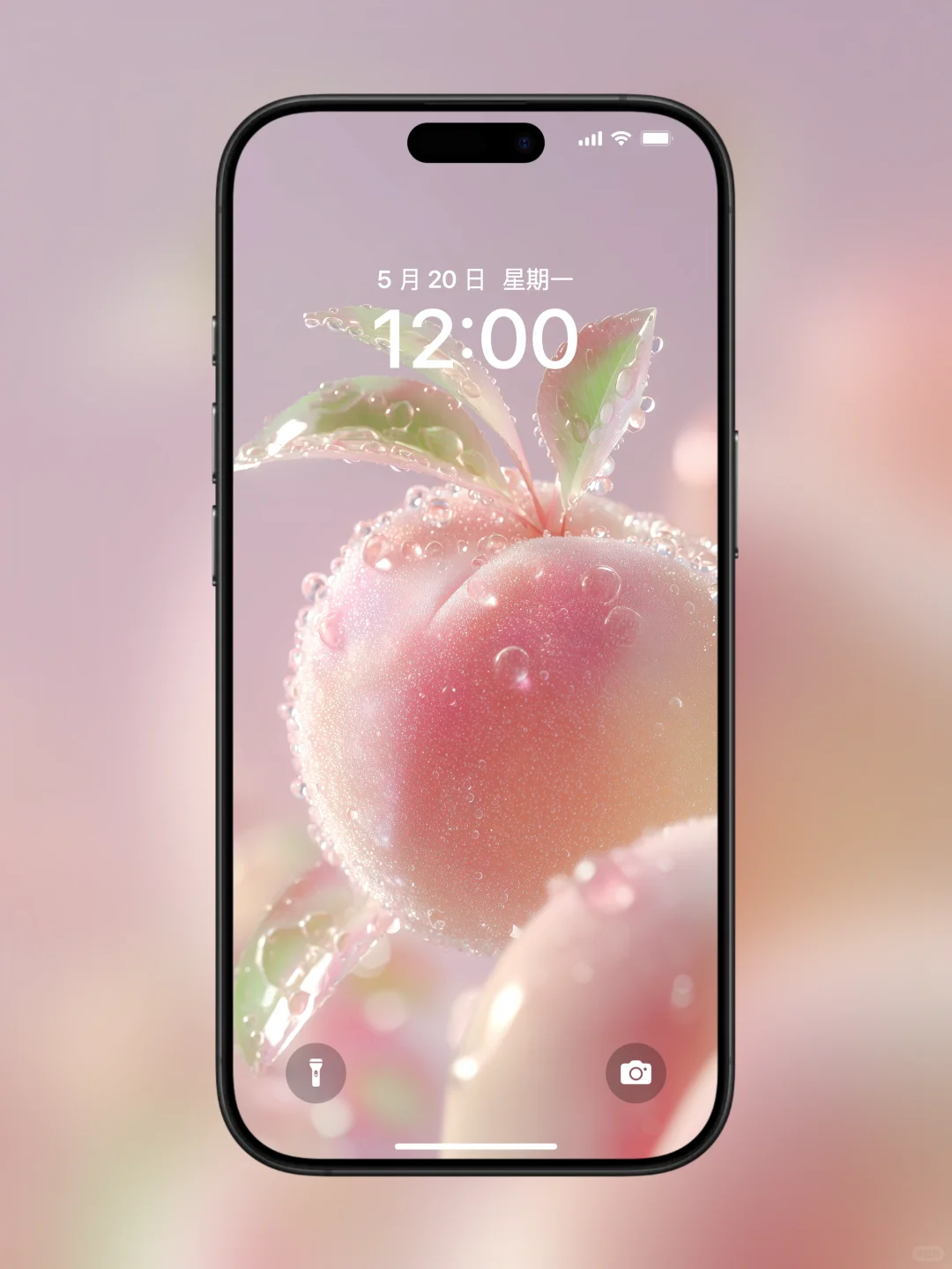 1314壁纸 | 水灵灵的水蜜桃壁纸