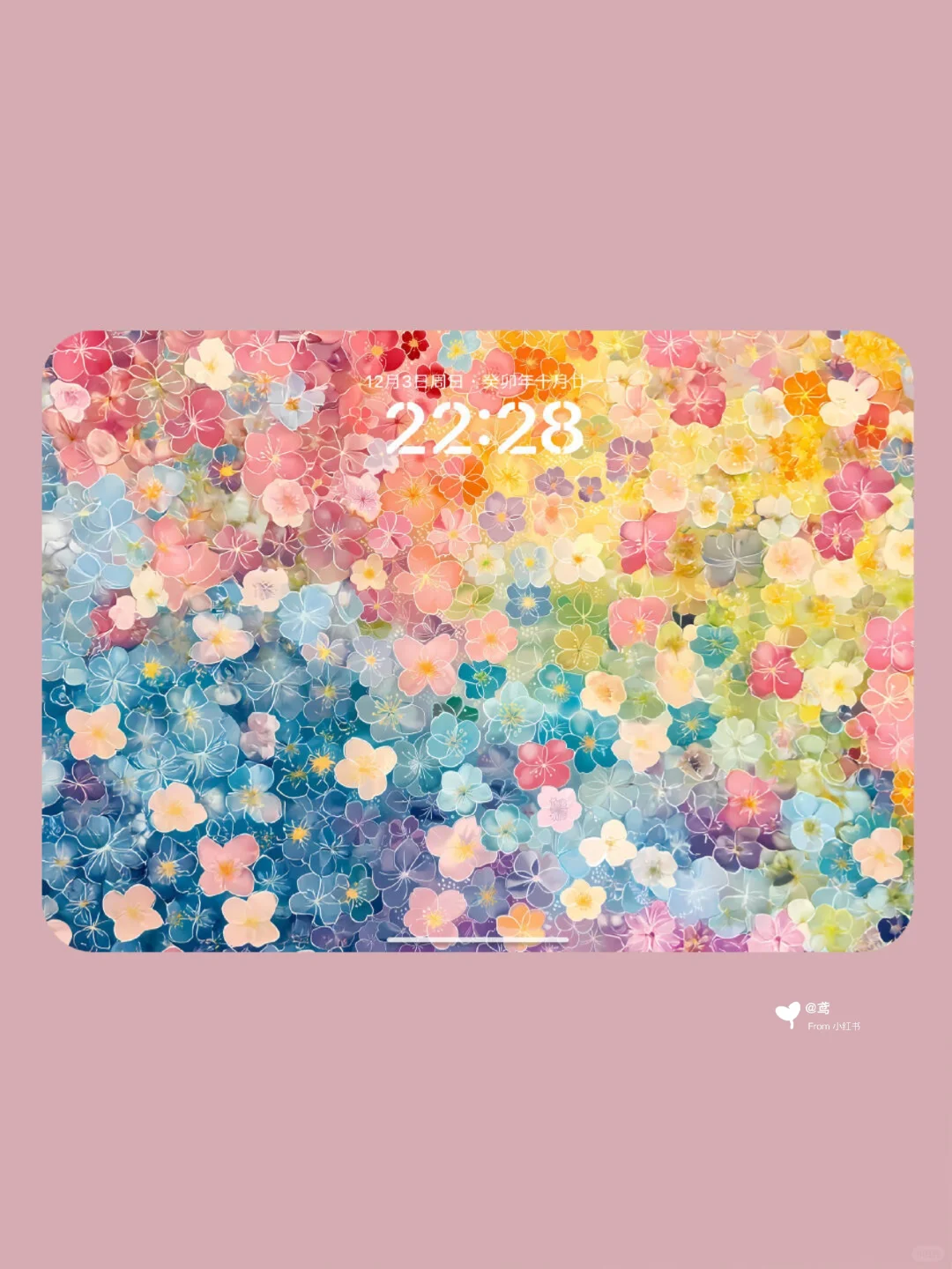 iPad平板壁纸丨一路繁花.