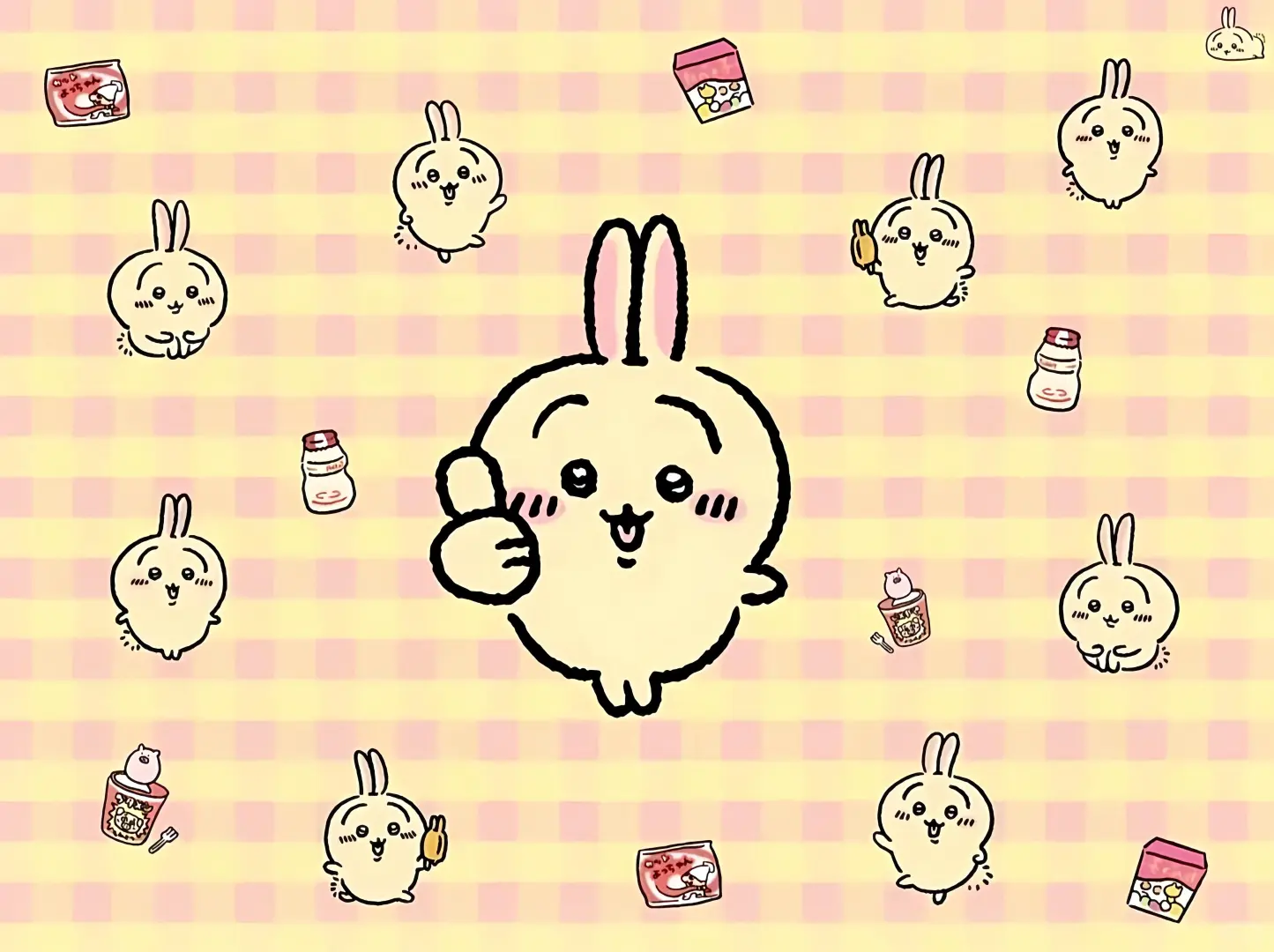 iPad壁纸｜chiikawa三小只系列