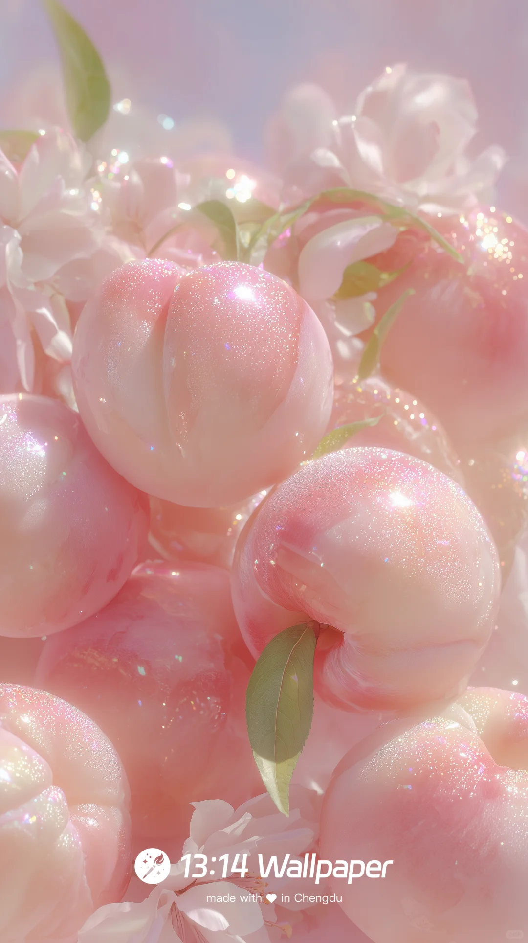 1314壁纸 | 水灵灵的水蜜桃壁纸