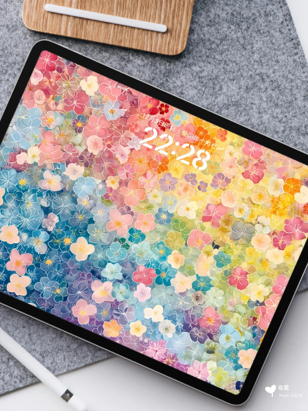 iPad平板壁纸丨一路繁花.