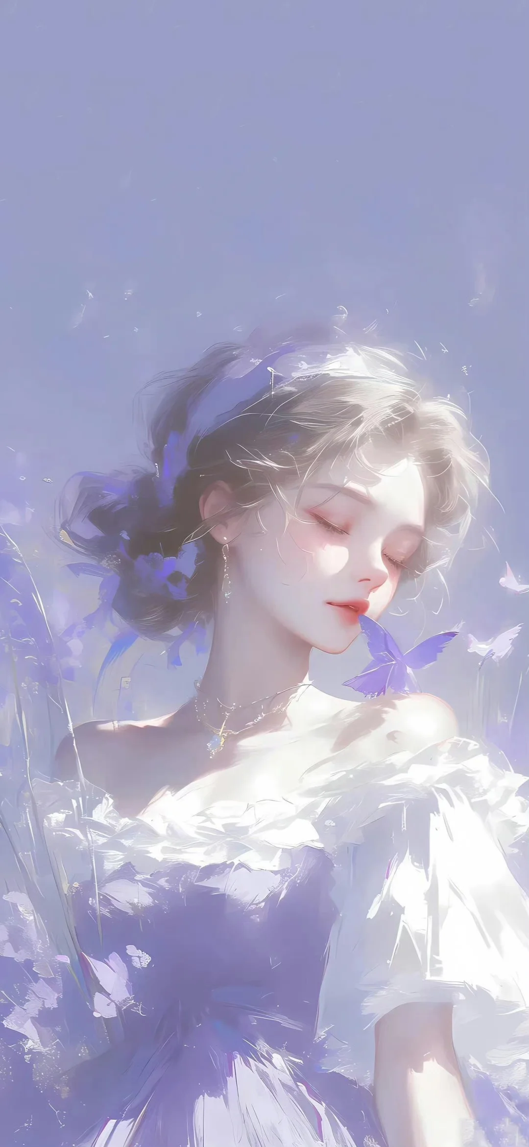治愈系手绘人物插画壁纸