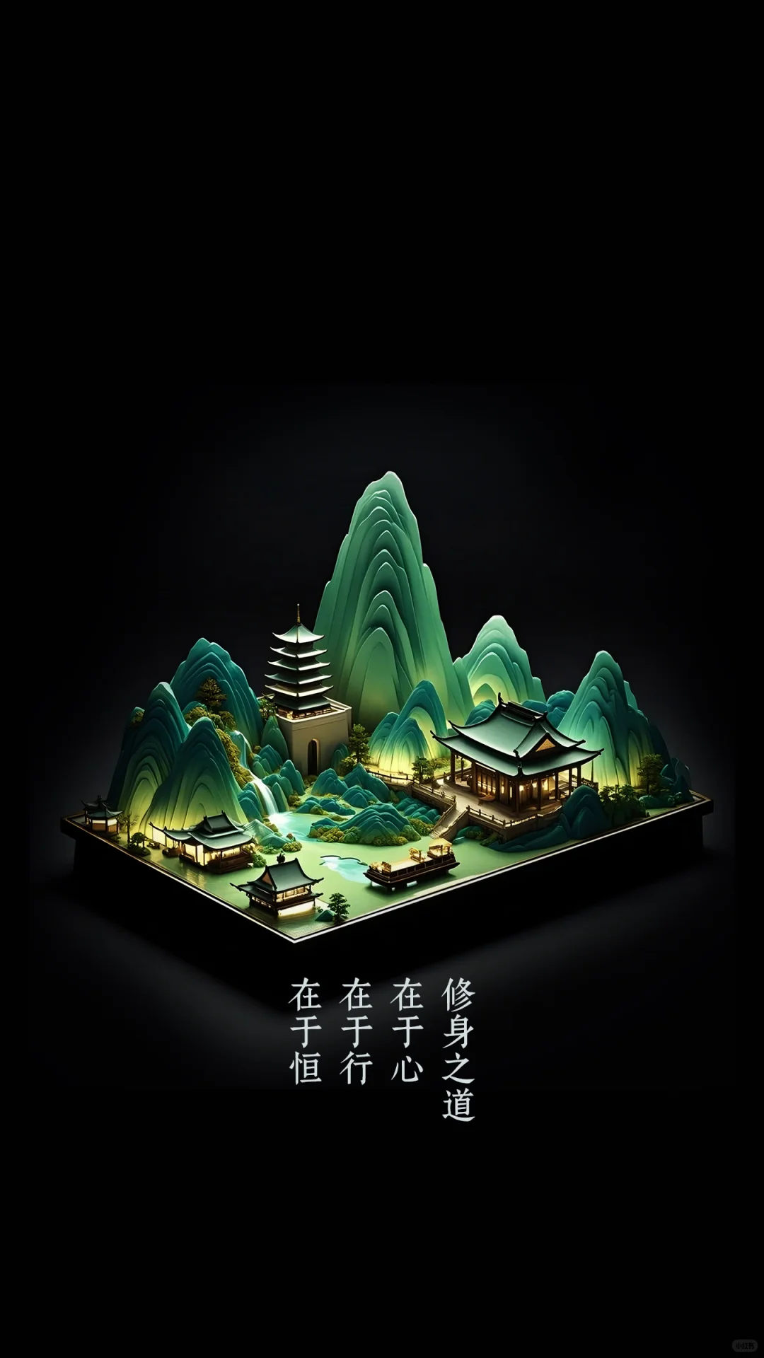 超美立体千里江山图壁纸合集