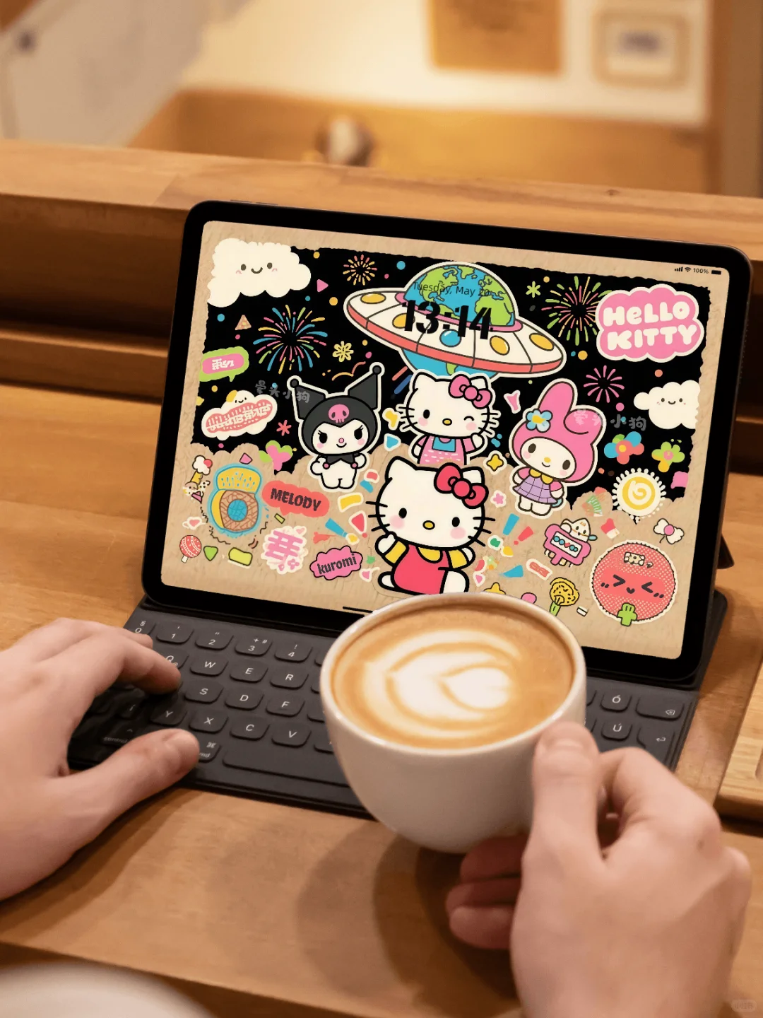 260｜三丽鸥🌸～可爱冲破地球｜平板壁纸
