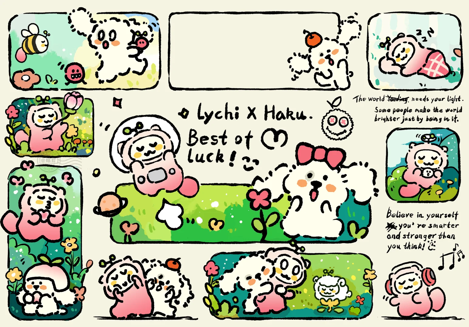 原创iPad壁纸｜小可爱出击🌸私藏级治愈系💎