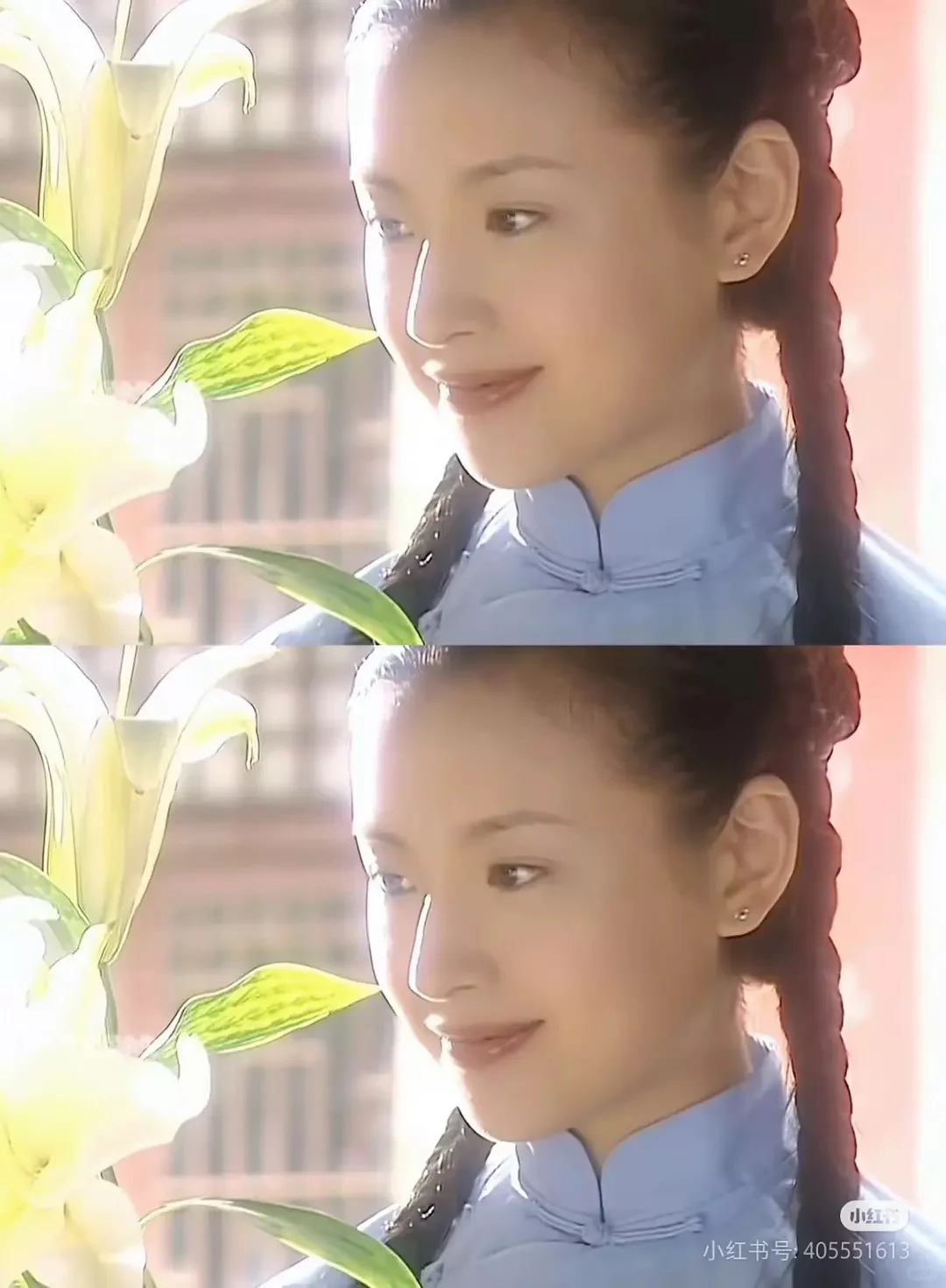 董洁年轻时的颜值，纯天然大美女😍