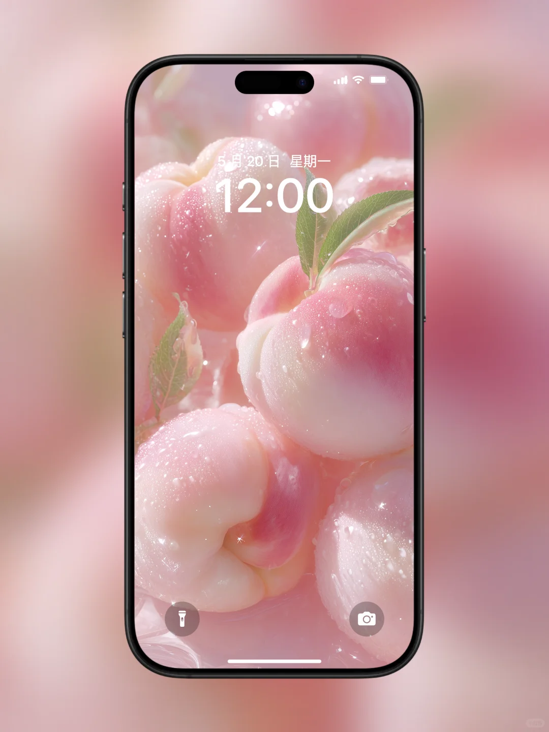 1314壁纸 | 水灵灵的水蜜桃壁纸