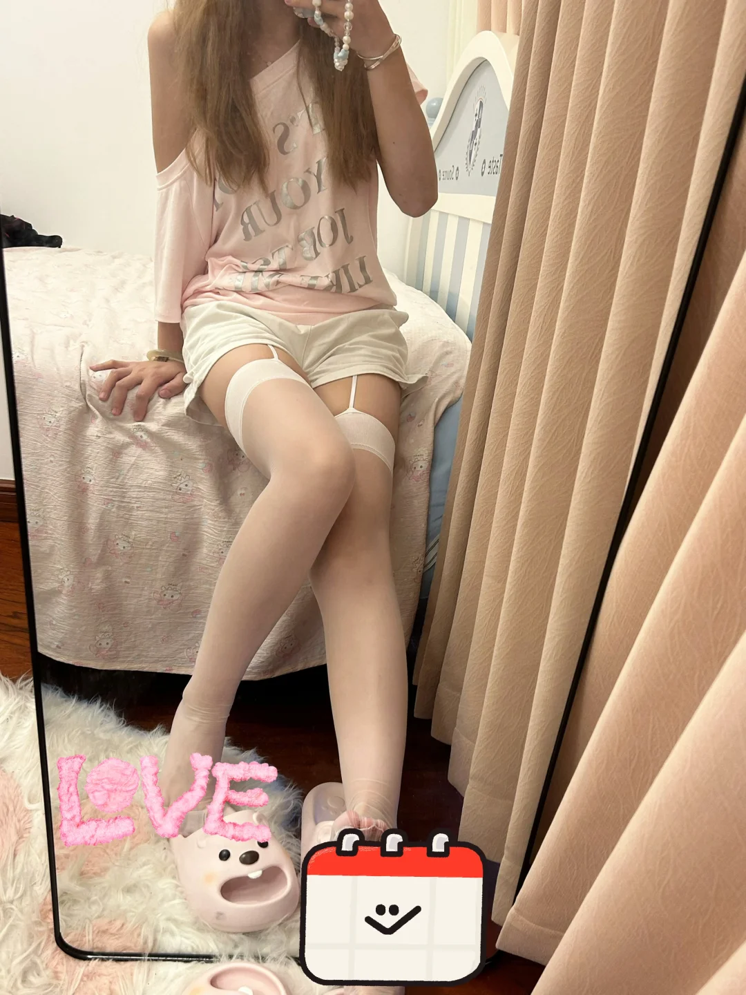 好喜欢我的袜子呀～