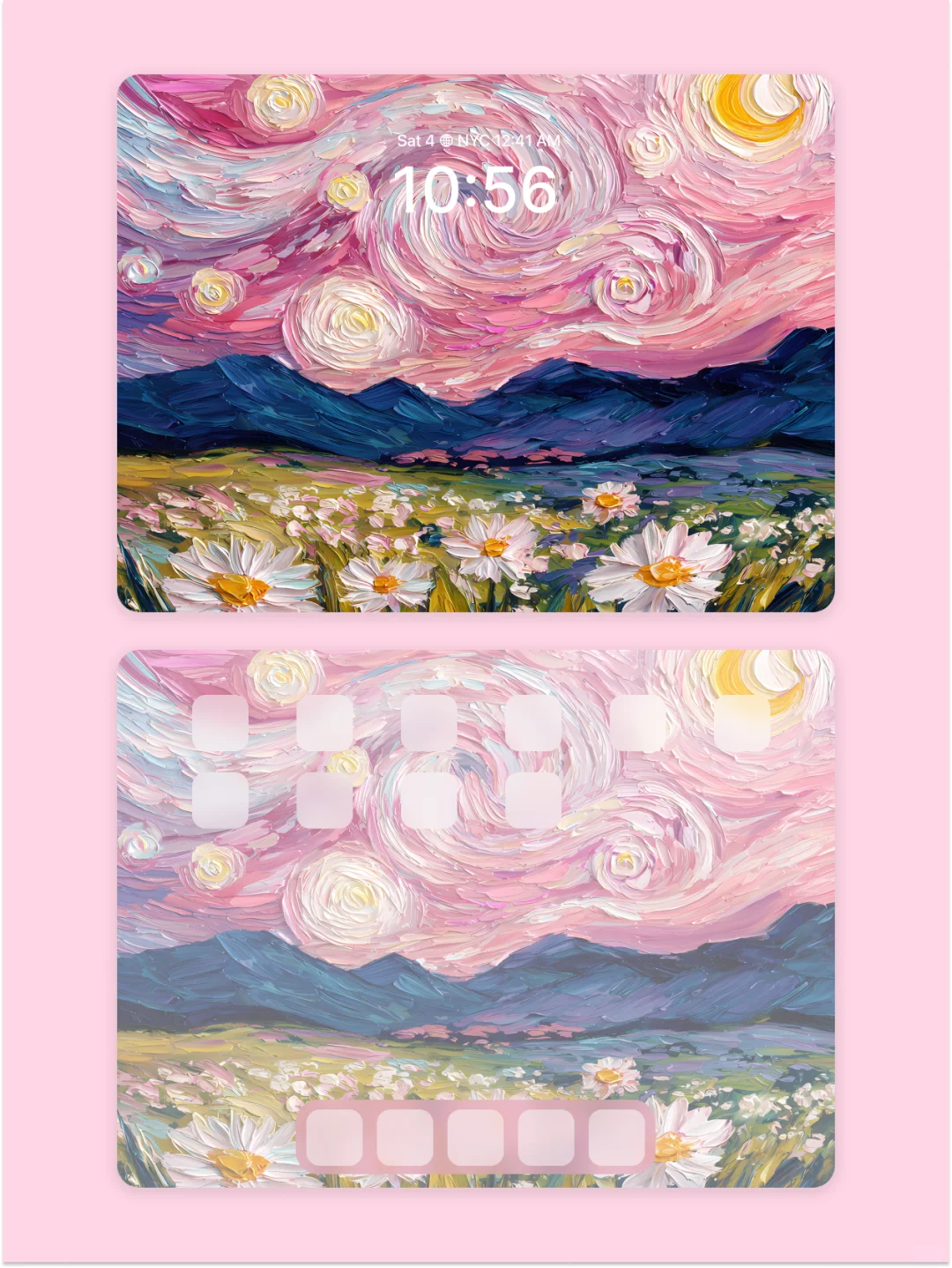 平板壁纸 | 梵高油画 | 星野