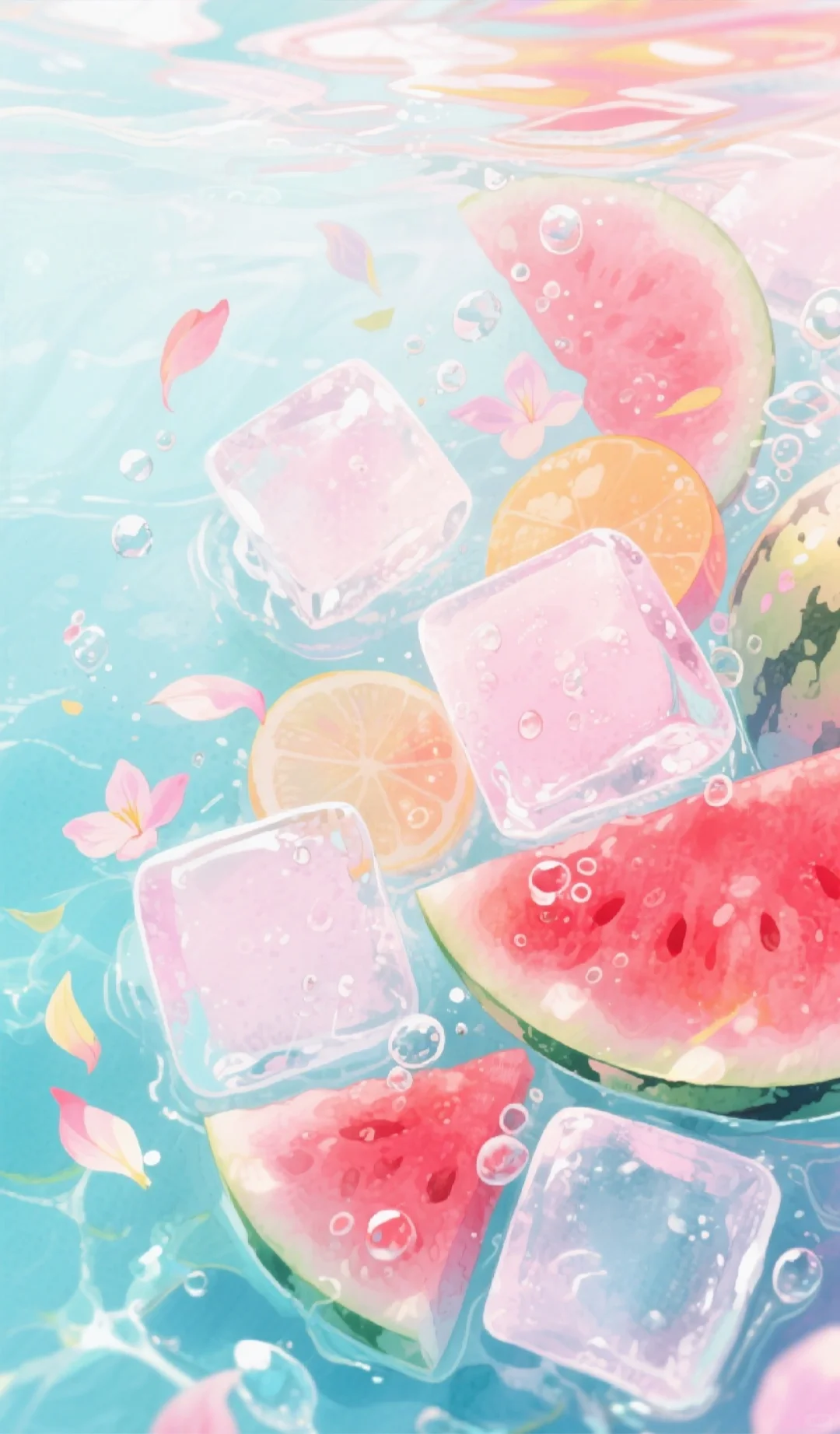 夏日清凉🧊🍉系列#治愈系#氛围感壁纸