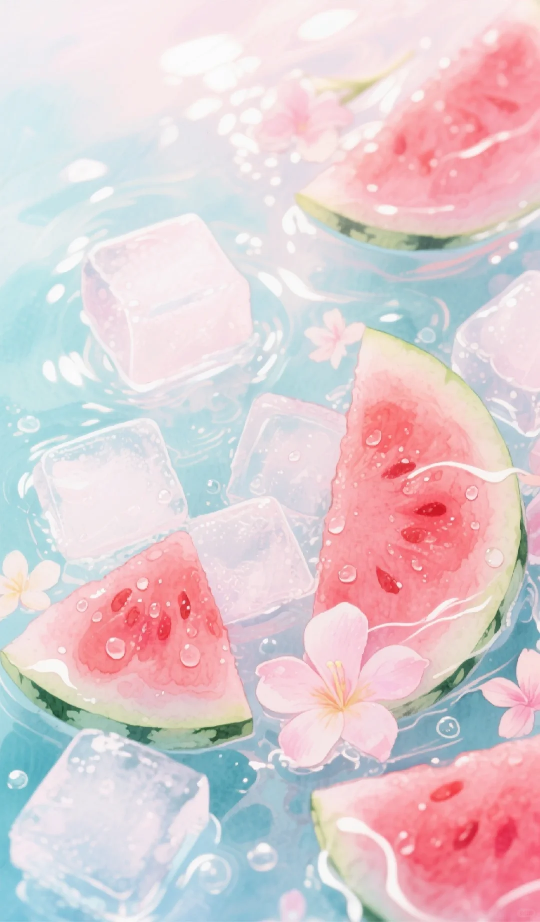 夏日清凉🧊🍉系列#治愈系#氛围感壁纸