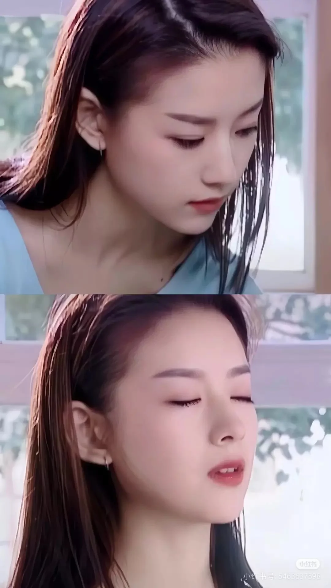 董洁年轻时的颜值，纯天然大美女😍