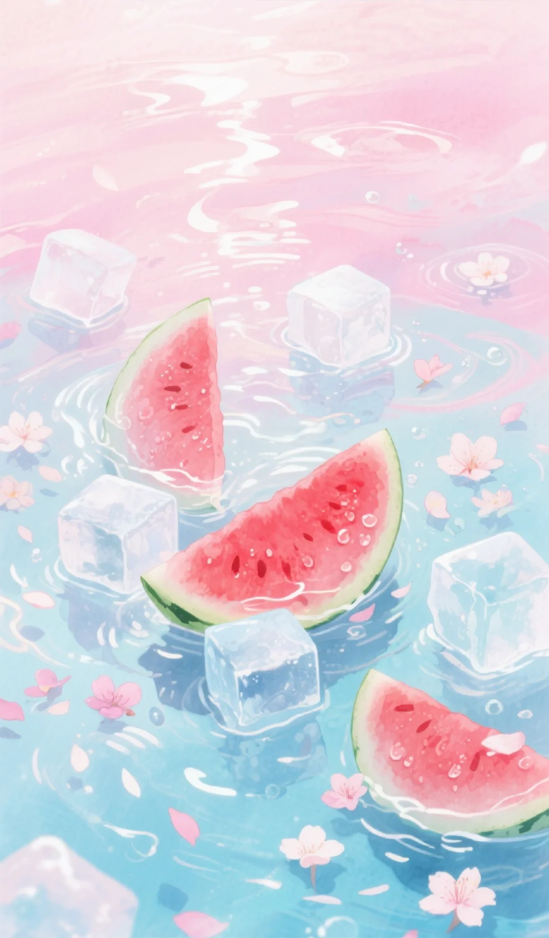 夏日清凉🧊🍉系列#治愈系#氛围感壁纸