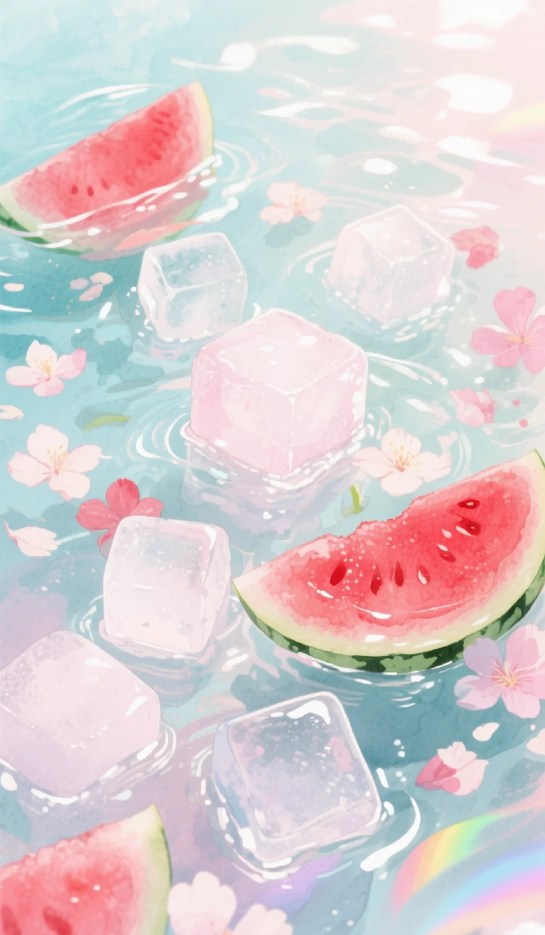 夏日清凉🧊🍉系列#治愈系#氛围感壁纸