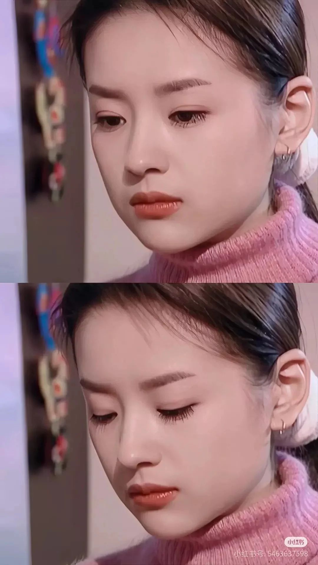 董洁年轻时的颜值，纯天然大美女😍