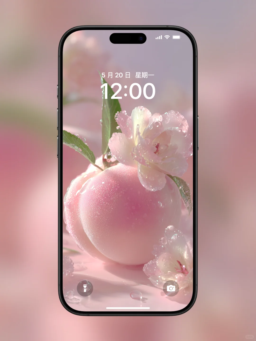 1314壁纸 | 水灵灵的水蜜桃壁纸