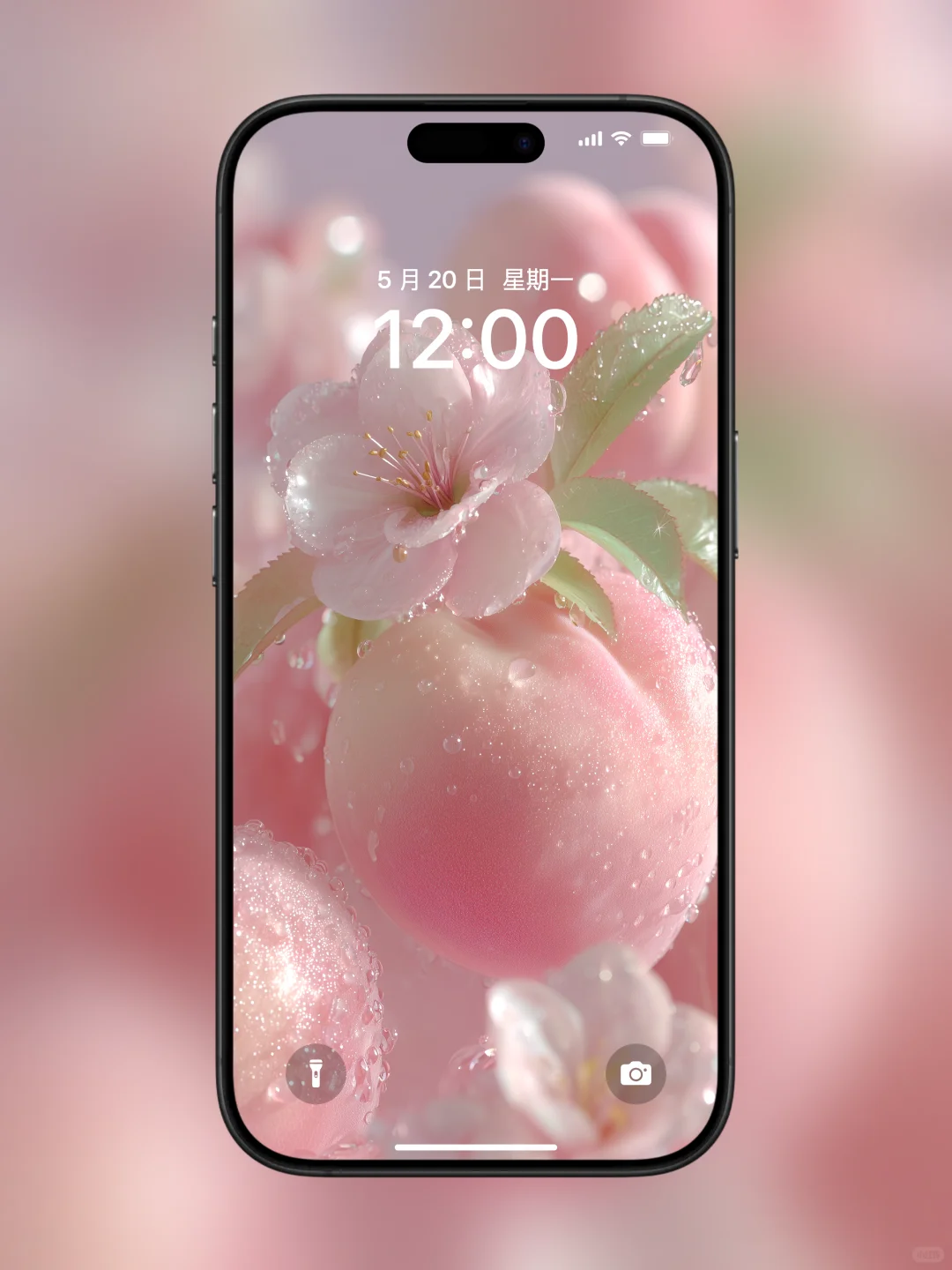 1314壁纸 | 水灵灵的水蜜桃壁纸