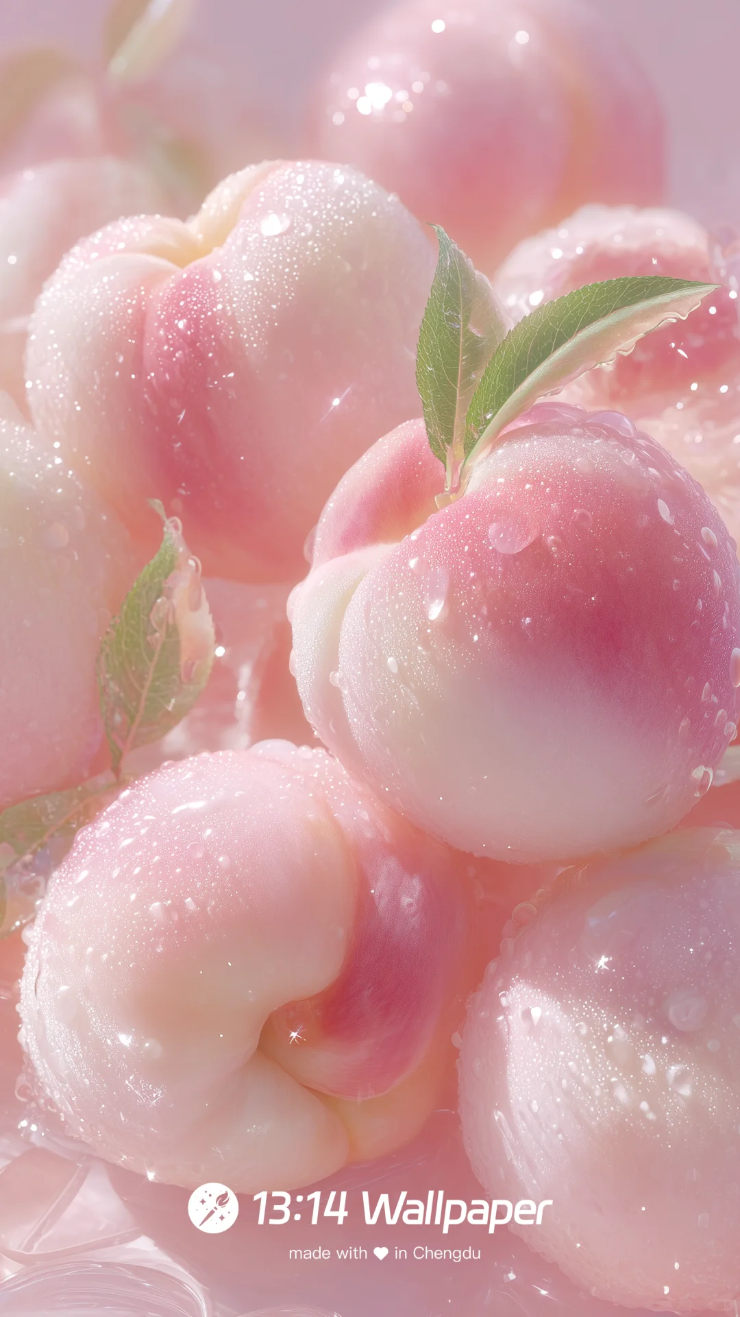 1314壁纸 | 水灵灵的水蜜桃壁纸